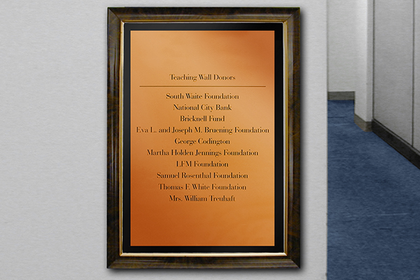 Donor plaques & awards